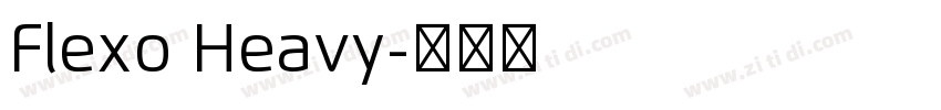 Flexo Heavy字体转换